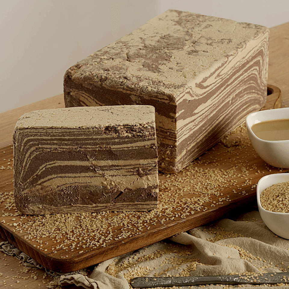 Kakaolu Tahin Helvası 1 Kg - Doğal Kakao ve Yerli Tahin Lezzeti