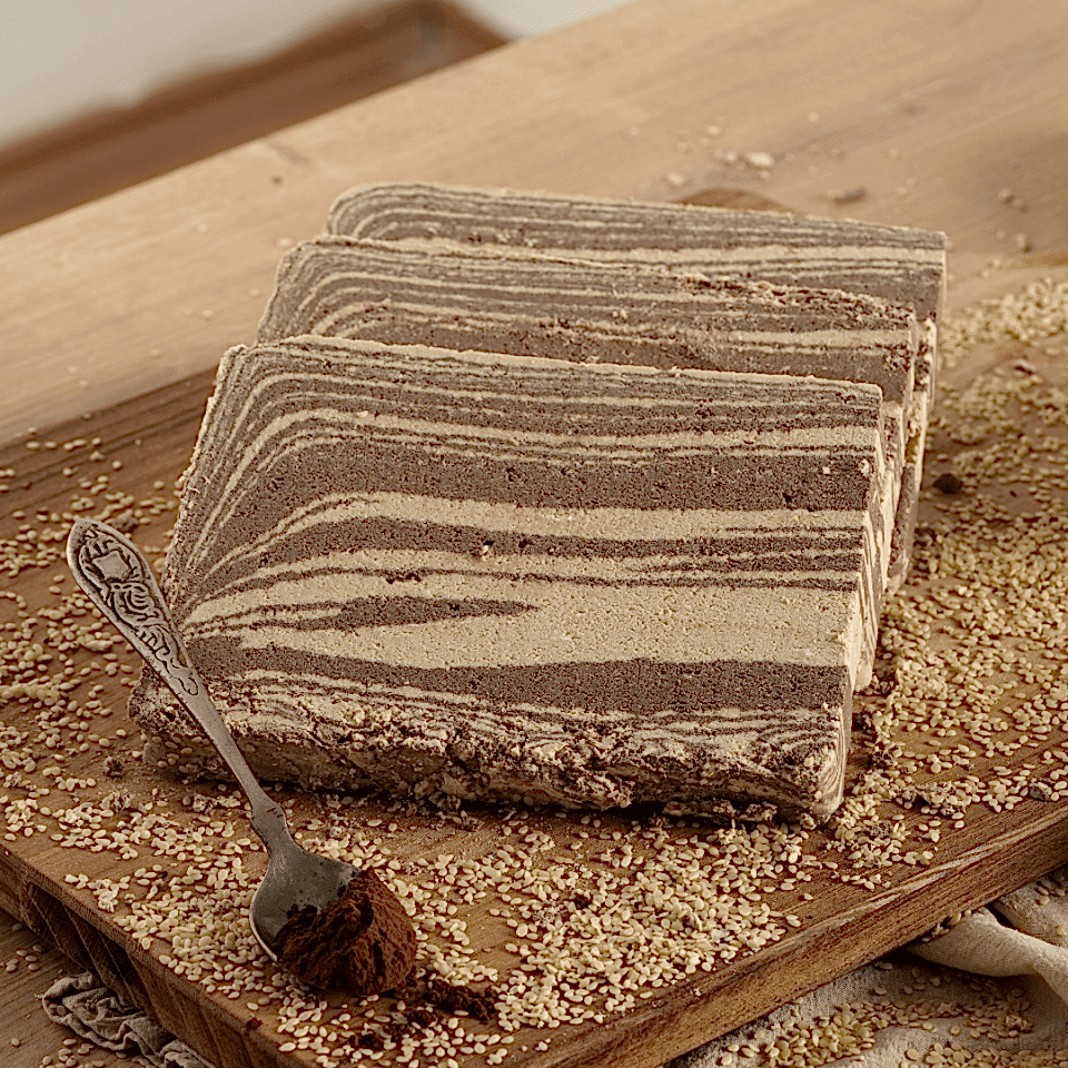 Kakaolu Tahin Helvası 1 Kg - Doğal Kakao ve Yerli Tahin Lezzeti