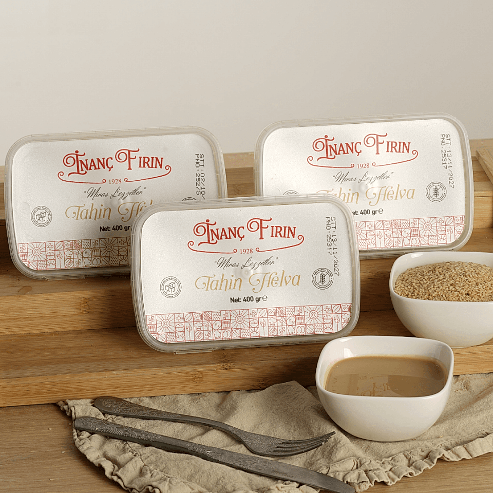 Şeker İlavesiz Sade Helva 3'lü Set -  (3 x 400 gr)