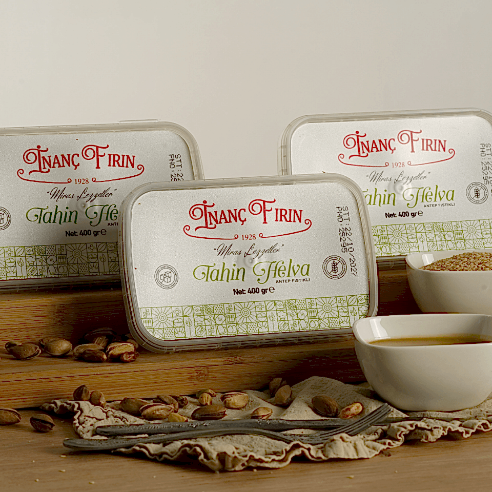 Şeker İlavesiz Fıstıklı Helva 3'lü Set -  (3 x 400 gr)