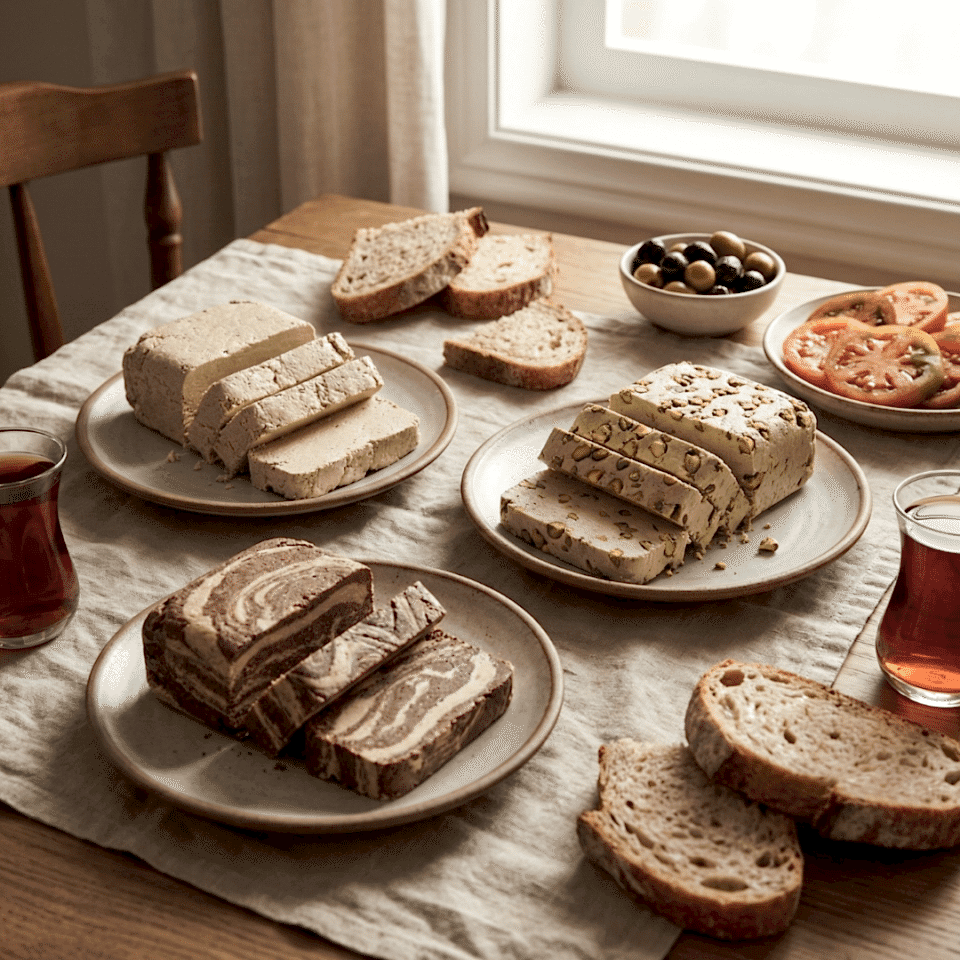 3'lü Helva Fırsat Paketi: Sade, Kakaolu ve Fıstıklı Tahin Helvası (3 x 1 Kg)