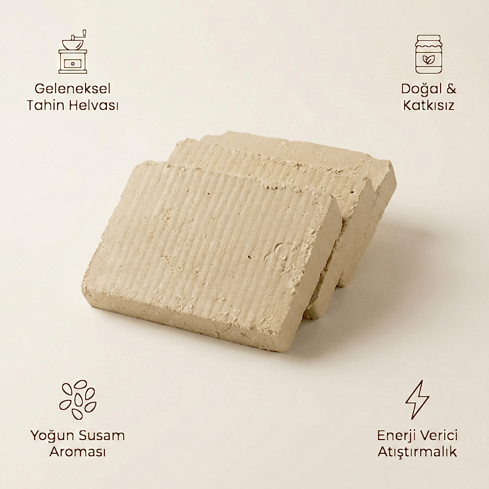 3'lü Helva Fırsat Paketi: Sade, Kakaolu ve Fıstıklı Tahin Helvası (3 x 1 Kg)