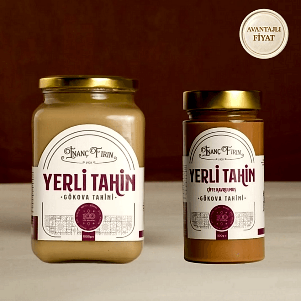 Tahin Sever Paketi: 1 Kg Yerli Tahin & 500 gr Çifte Kavrulmuş Tahin