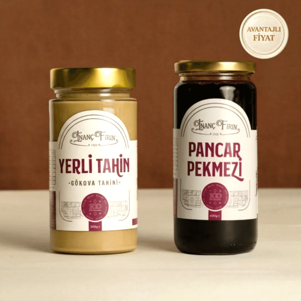 Yerli Taş Değirmen Tahin 500 gr & Pancar Pekmezi 600 gr