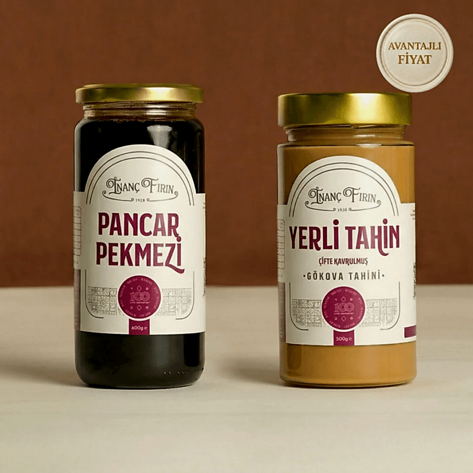 Çifte Kavrulmuş Tahin 500 gr & Pancar Pekmezi 600 gr