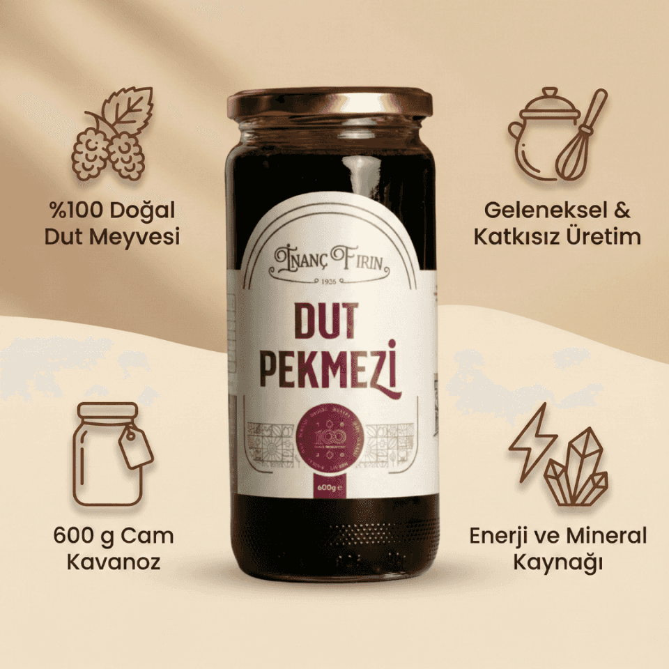 4'lü Pekmez Tadım Seti: Dut, Üzüm, Pancar, Keçiboynuzu - 4 x 600 gr