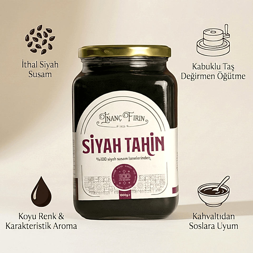 Siyah Tahin 1 Kg - Taş Değirmen Üretimi