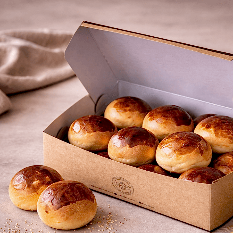 20'li Mini Hamburger Ekmeği