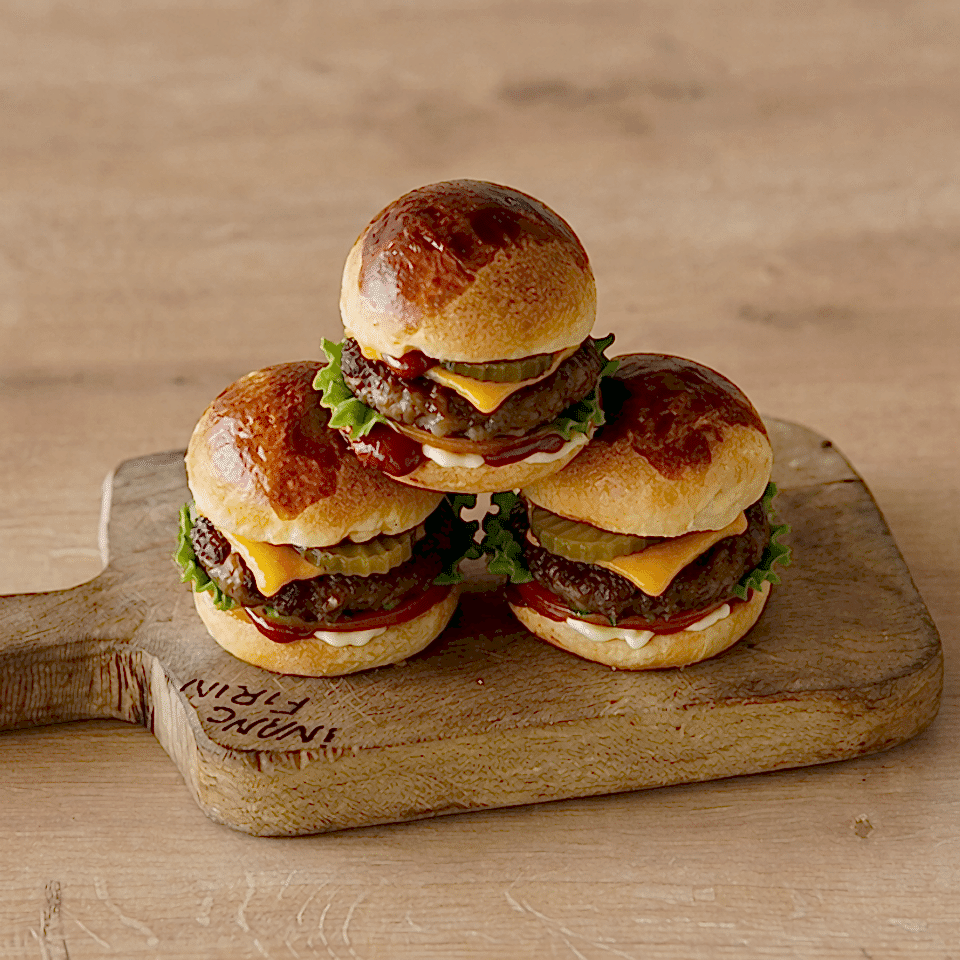 20'li Mini Hamburger Ekmeği